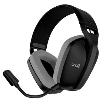 Cool Newton Auriculares Estéreo Wireless/Bluetooth/Jack Negros para PC/PS4/PS5