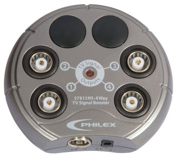 SLX 27813HSG/03 4-Way TV Signal Booster