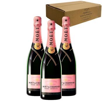 Champagne Rosé Imperial - Pack 3 Botellas 75 Cl - 50% Vol.