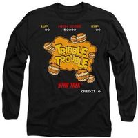 star trek camiseta manga larga tribble trouble para hombre