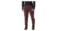 vaude qimsa ii pantalon softshell ciclismo hombre morado