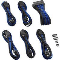 cablemod pro series modmesh extension cable kit - black  blue black