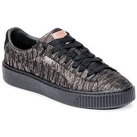 puma zapatillas basket platform bi color para mujer