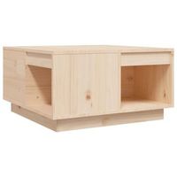 mesa de centrormesa auxiliarrmesa de cafe madera maciza de pino 60x61x325 cm