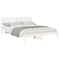 cama matrimonial  cama para adulto  estructura de cama 160 x 210 cm madera de pino macizo