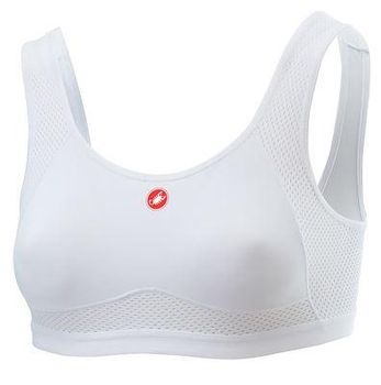 Castelli Women's Rosso Corsa Bra, White