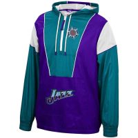 chaqueta windbreaker utah jazz mitchell and ness highlight reel