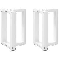 patas para mesa de centro en forma de t 2 unidades color blanco 28 x 25 x 42-43 cm acero vidaxl