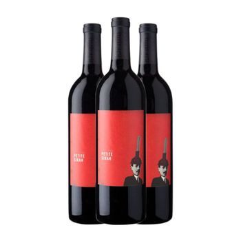 3 Badge Vino Tinto Plungerhead Petite Napa Crianza 75 Cl 14.5% Vol. (pack De 3 Unidades)