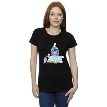 Disney Camiseta Reading Reading A Book para mujer