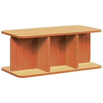 Mesa De Café Marrón Cera 80 X 39,5 X 33,5 Cm Vidaxl