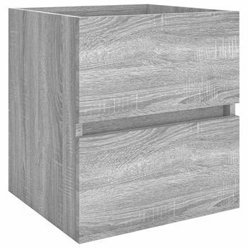Armario De Lavabo | Mueble De Lavabo Madera De Ingeniería Gris Sonoma 41x38,5x45 Cm