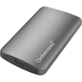 Disco Duro Intenso TX800 500GB SSD USB Tipo C 2.1Gbit/s Aluminio Antracita + Cable