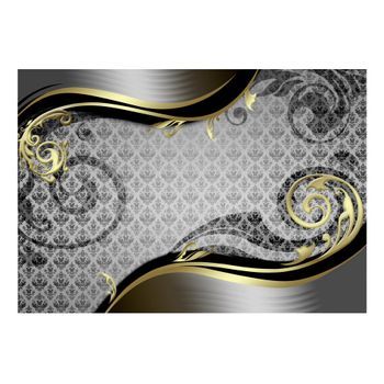 Papel Pintado 3d - Caracol De Oro (250x175 Cm)
