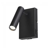 aplique de pared lector con usb slim