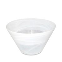 ensaladera conica blanca - 33x33x65cm