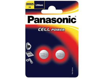 Pilas de botón - Panasonic CR 2025 BL 2, Cámara fotos, 3 V, 2 piezas