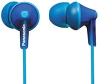 panasonic rp-hje125 auriculares internos de tipo canal con cable iman de neodimio sonido potente ergofit maxima comodidad y ajuste azul