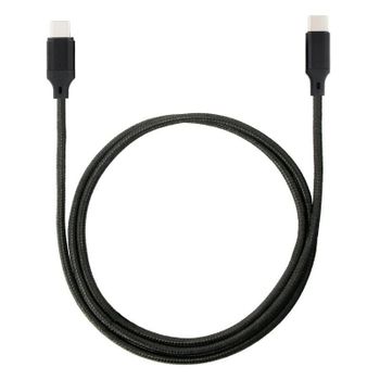 Cable USB C a USB C Mobilis 2 m USB 2.0 480 Mbit/s Negro Gris