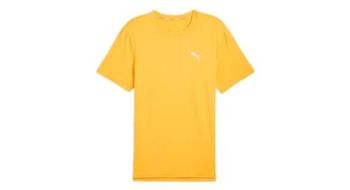 Maillot de manga corta para hombre puma run cloudspun naranja