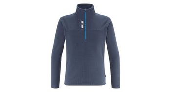 Forro polar ubic lightgrid 1 2 zip azul de mijo para hombre