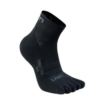 UYN Runner'S Five Low Cut Calcetines Para Correr Mujeres-Negro