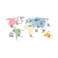 papel pintado 3d - cosmopolitan 300x231 cm
