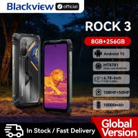 blackview rock 3 telefono inteligente resistente android 15 pantalla de 678 y 24k tiempo de espera ultra largo 10000 mah imagen termica con tecnologia fli