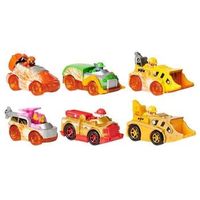 juego de 6 coches true metal - pack de vehiculos paw patrol