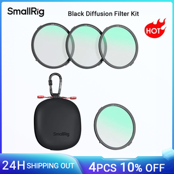 Kit de filtro magnético de difusión negra SmallRig, con filtro 1/8 y 1/4 y 1/2 y 1 para caja mate con abrazadera ajustable 4409/4411/4412 -4650
