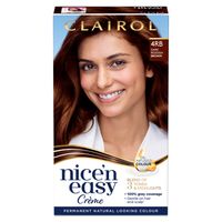 clairol nicen easy creme hair dye 4rb dark reddish brown