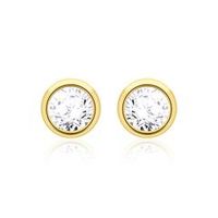 pendientes de mujer en oro 14 quilates con diamantes