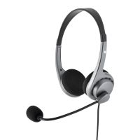 bluestork mc-101 auriculares con microfono negroplata