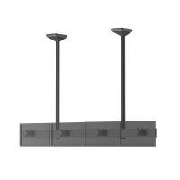 kimex 031-4432k2 soporte de techo para 4 pantallas 32 vesa 75x75 a 100x100 max 26kg
