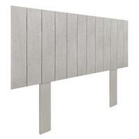 cabecero de madera reciclada dm estilo palet vertical con patas 90x115cm camas 90 - gris tribal