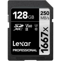 lexar professional 1667x sdxc 128gb uhs-ii clase 10 u3 v60