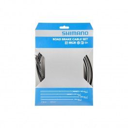 Shimano Cable Freno/funda/topes Ctra.ptfe Negro