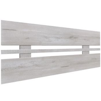 Dhome Cabecero Artico 80cm Horizontal Estilo Ancho Madera Reciclada Dm Herrajes Incluidos (80cm Horizontal Ancho, Artico)