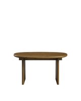mesa de centro de madera de abeto en color marron 70 cm