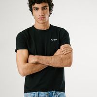 pepe jeans camiseta negra pm508212-999