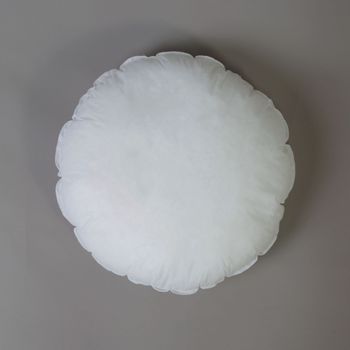 10XDIEZ Relleno cojin redondo 45cm diametro - Relleno suave y durable para cojines decorativos