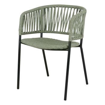 Silla De Cuerda Y Metal Alsimer 57x77x55
