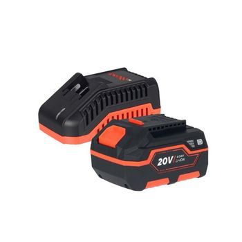 Dnipro-m Kit Batería 20v 4ah Bp-240 + Cargador Fc-230 3a | Ecosistema Dm20 | Compatible Con +30 Herramientas Inalámbricas