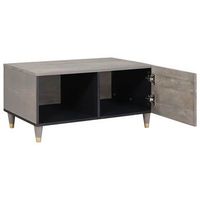 mesa de centro 50x80x40 cm madera - gris