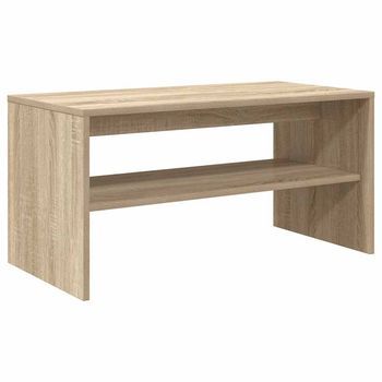 Mueble Tv - Mesa De Tv Madera Contrachapada Roble Sonoma 80x40x40cm