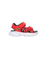 zapatillas skechers razor splash - aqua nino rojonegro
