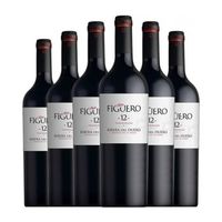 figuero vino tinto 12 meses ribera crianza media botella 37 cl 14 vol pack de 6 unidades