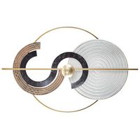 decoracion de pared de hierro metal irregular moderno horizontal multicolor braga