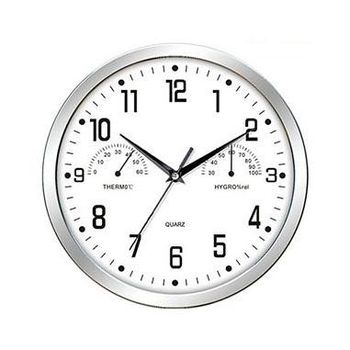 Timemark reloj de pared redondo 30 cm termómetro humedad cl-49