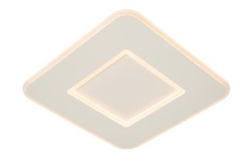 Lámpara de techo de sintético con 1 led integrado, blanco
